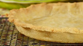 Prebaked Pie Crust Recipe Demonstration  Joyofbakingcom [upl. by Ecart]