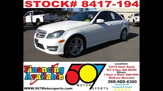 2013 MercedesBenz C250 STK 8417194 [upl. by Werd343]