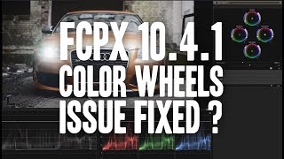 FCPX 1041 Update  Is the Color Wheels Issue Fixed [upl. by Berriman133]