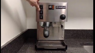 How clean back flush the Rancilio Silvia [upl. by Foss461]