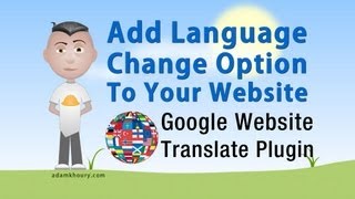 Website Language Translator Google Plugin Tutorial Add Code and Style [upl. by Ayerf]