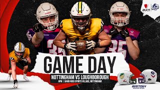 Nottingham vs Loughborough  BUCS National League American Football [upl. by Eeresed124]