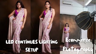 LED Light Setup for Flawless ECommerce Photography With a Model [upl. by Ayotas909]