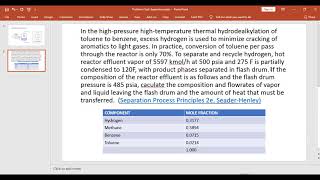 Isothermal Flash Separator Simulation Tutorial DWSIM [upl. by Kaylee484]