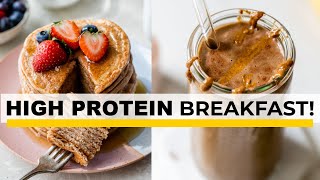 5 HEALTHY BREAKFAST IDEAS  easy highprotein recipes [upl. by Neille]