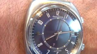 Vintage blue dial Jaeger LeCoultre Memovox alarm watch [upl. by Adore]