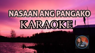 Nasaan Ang Pangako Karaoke versonhttpswwwyoutubecomCriskirk [upl. by Netniuq]