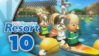 Wii Sports Resort Part 10  Canoeing 4Player [upl. by Icnan]