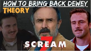 SCREAM 7 THEORY  HOW TO BRING BACK DEWEY RILEY  DAVID ARQUETTE [upl. by Noellyn735]