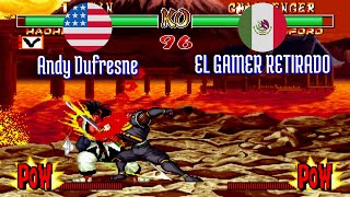 FT5 samsho2 Andy Dufresne US vs EL GAMER RETIRADO MX Samurai Shodown II Fightcade Jun 16 [upl. by Aran]