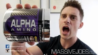 Cellucor Alpha Amino BCAA Supplement Review  MassiveJoescom RAW REVIEW AlphaAmino [upl. by Ylatfen]