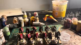 Victrix Late Roman Cav and hoplite assembly bench update [upl. by Nahbois]