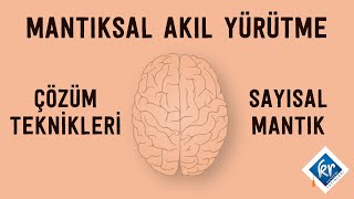 Mantıksal Akıl Yürütme Çözüm Teknikleri Sayısal Mantık [upl. by Nickles]