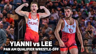 Round 1  Yianni Diakomihalis vs Nick Lee  Pan Am Qualifier WrestleOff [upl. by Oleic318]