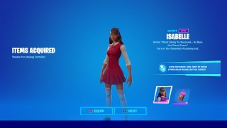 HOW TO GET NEW ISABELLE SKIN IN FORTNITE [upl. by Anas]