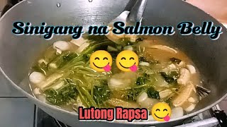 Sinigang na Salmon Belly 😋 [upl. by Norine]