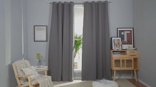 NICETOWN 100 Blackout Room Darkening Soundproof Noise Reduction Custom Curtains [upl. by Popelka837]