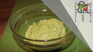 Guacamole Avocado Dip Schnell Gut amp Günstig Kochen Hauptspeise  Snack by XOF [upl. by Aneerb]