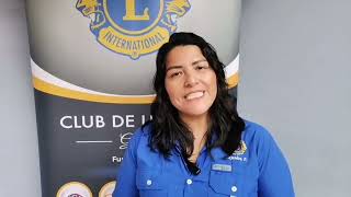 Alejandra Porras presidenta del Club de Leones Grecia [upl. by Acilgna]