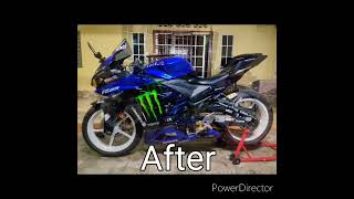 R25 V1 convert tail Yamaha R1 [upl. by Meer]