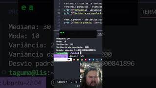 diferença de VARIÂNCIA entre AMOSTRA e a POPULAÇÃO cienciadedados estatisticacompython python [upl. by Akinirt]