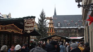 Weihnachtsmarkt Quedlinburg 2023  Advent in den Höfen  Christmas market  Mercado de Navidad [upl. by Haikezeh]