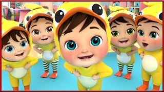 Six Little Ducks  🍌 Banana Cartoon 3D Nursery Rhymes Baby amp Kids Songs 🍌 [upl. by Paxon]