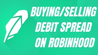 How to Buy and Sell Spreads on Robinhood Live Example PutCall Debit Spread [upl. by Yelekalb]