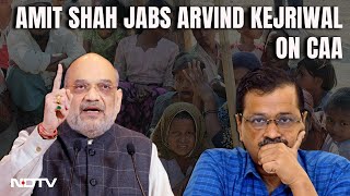 Amit Shah Jabs Arvind Kejriwal On CAA quotWhy No Protest Against Rohingyasquot [upl. by Idette]