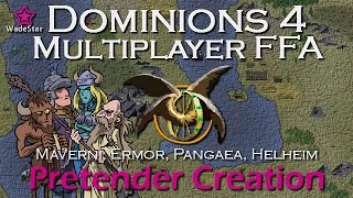 Dominions 4 Multiplayer  Early Age 4p FFA  Episode 0 Pretender Creation [upl. by Mitchael]