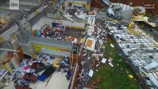 Tornado rips roof off elementary school [upl. by Nireil]