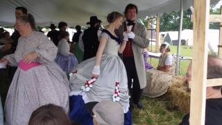 Revolutionary War Reenactment fancy ball [upl. by Ahsielat]