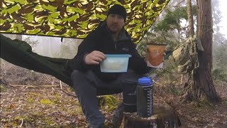 DD Hammock Wild Camping Setup  Silicone Boil In a Bag Review [upl. by Sidhu]