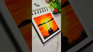 Acrylic Painting couple sunset 🖌️ acrylicpainting painting nehaexoticarts [upl. by Sherilyn]