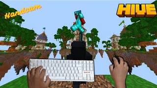 Skywars Handcam em dupla  Hive  60 FPS  MCPE [upl. by Natlus]