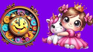 hickory dickory dock clock  toddlers learning videos  371  Coco Finger Rhymes [upl. by Nyleak108]