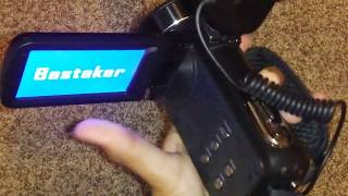 Besteker 1080p camcorder unboxing and review [upl. by Ayrb590]