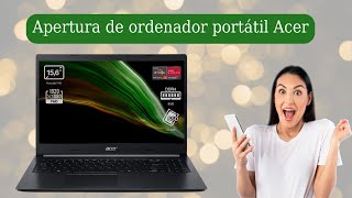 Desmontar un portátil ACER paso a paso  Apertura de ordenador portátil Acer paso a paso [upl. by Sirotek]