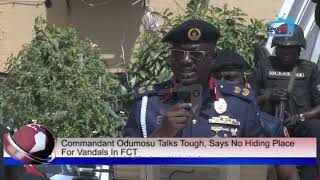 Commandant Odumosu Talks Tough Says No Hiding Place For Vandals In FCT [upl. by Ahcorb]