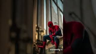 Spider man sadness spiderman marvel avengers trending superhero shorts ironman reels [upl. by Gertrudis469]