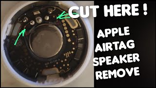 How to Remove AirTag glued speaker New version [upl. by Ailev]