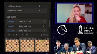 Levitov Chess 50k tournament Kramnik Grishchuk Dubov [upl. by Olimac877]