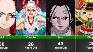 Which One Piece Characters Older Then They Look [upl. by Collin]