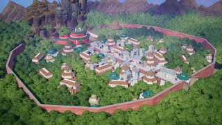 Building Leaf Village from Naruto in 4 hours ft Mustard Plays and Kurma  Fortnite Creative [upl. by Llennahc119]