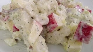 Dilled Apple Potato Salad  Potato Salad Recipes [upl. by Llerref]