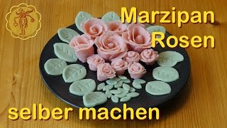 MarzipanRosen selber machen [upl. by Gudren]