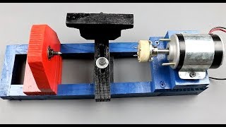 DIY 12V Lathe Machine  Best Mini Lathe on YouTube [upl. by Ylevol163]