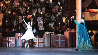 The Nutcracker  Christmas Tree Transformation The Royal Ballet [upl. by Annaohj857]