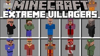 Minecraft EXTREME VILLAGER MOD  SURVIVE THIS WEIRD VILLAGE TO GET A PRIZE  Minecraft [upl. by Nnaarat]