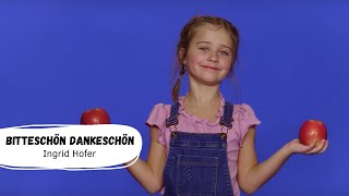 Ingrid Hofer  Bitteschön Dankeschön Offizielles Tanzvideo  Kinderlieder  Bewegungslieder [upl. by Ahsinnod]